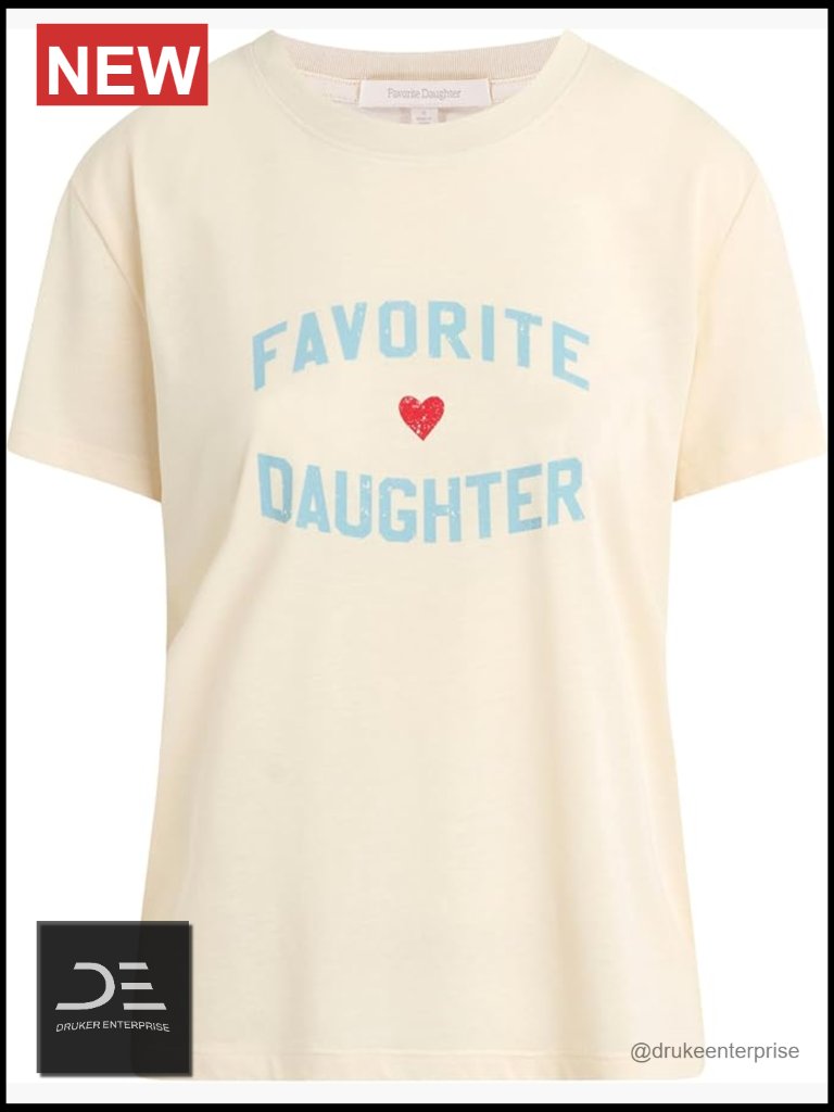 Classic Fit Logo Tee With Letter Print Short Sleeve Crew Neck